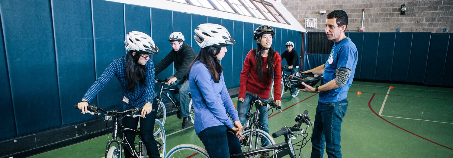 Bicycle handling skills shop