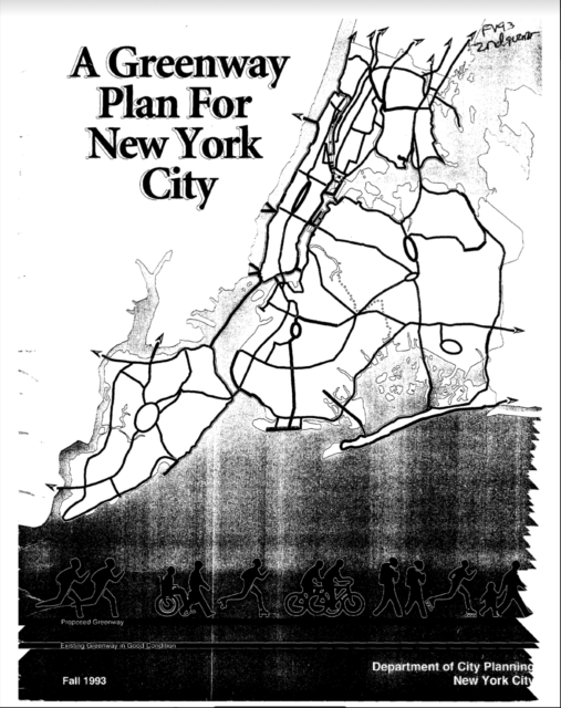Cover for the 1993's Greenways Project