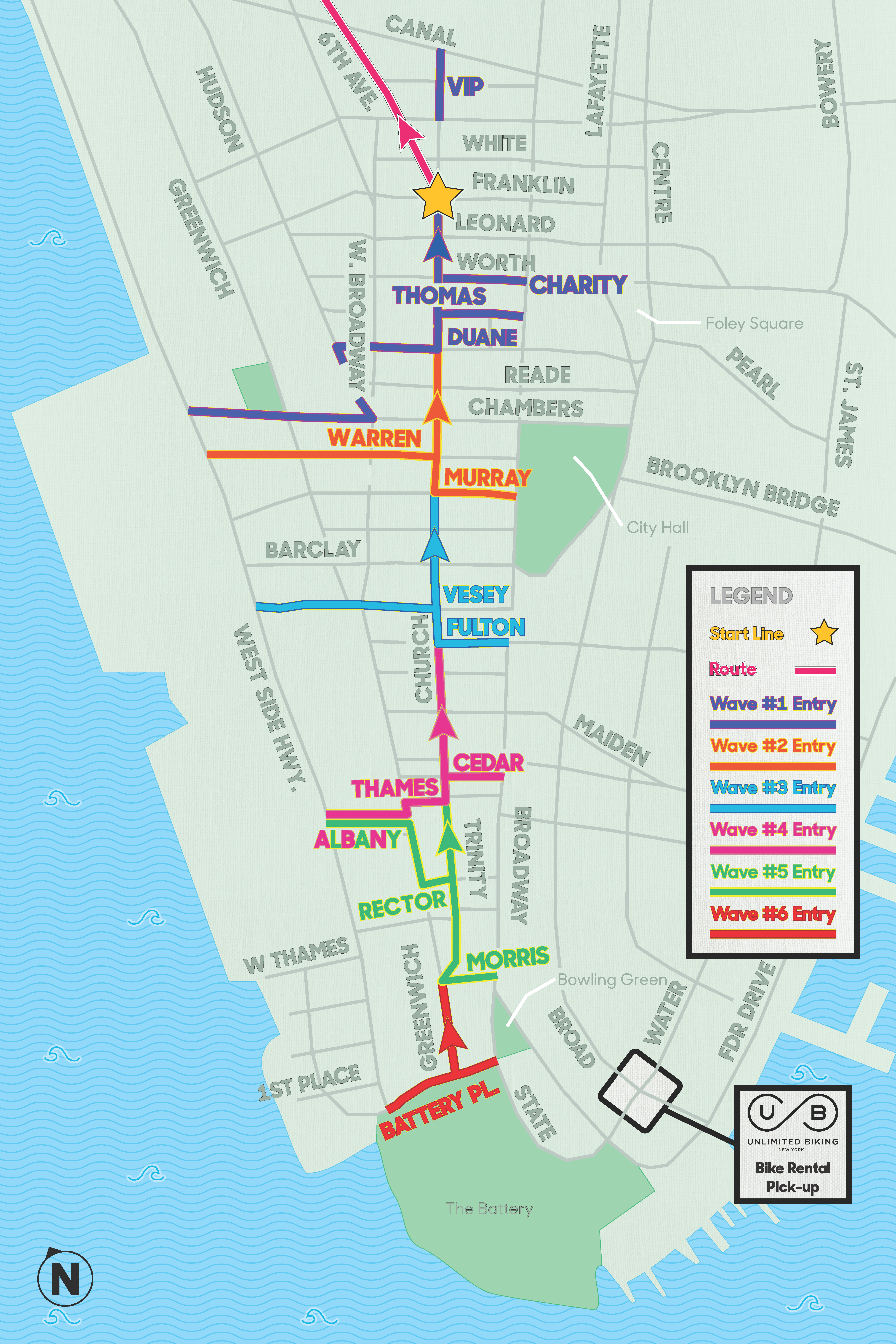 five boro bike tour map 2023 street closures
